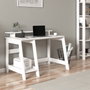 Hanah Home Escritorio de Estudio Blanco con Estantes